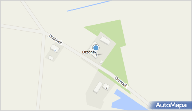 Drzonek, Drzonek, 3, mapa Drzonek