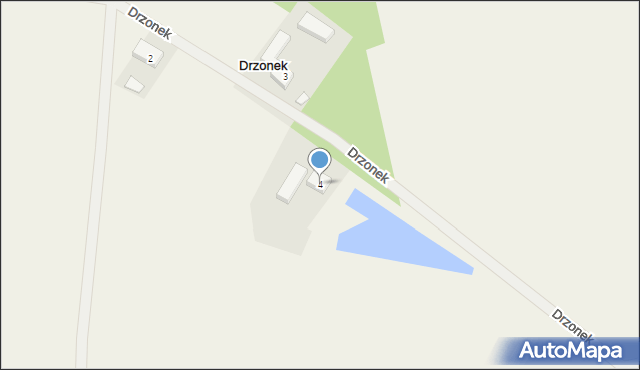 Drzonek, Drzonek, 4, mapa Drzonek