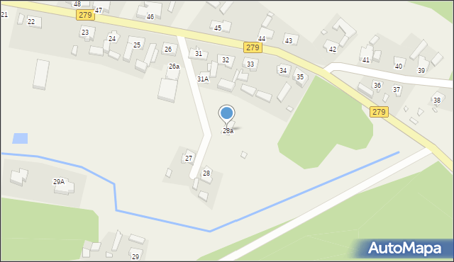 Drzonów, Drzonów, 28a, mapa Drzonów