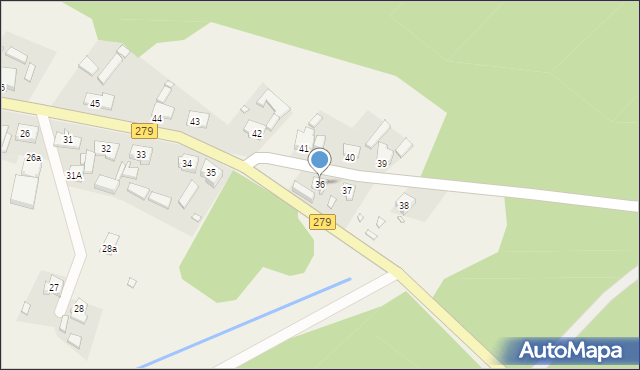 Drzonów, Drzonów, 36, mapa Drzonów