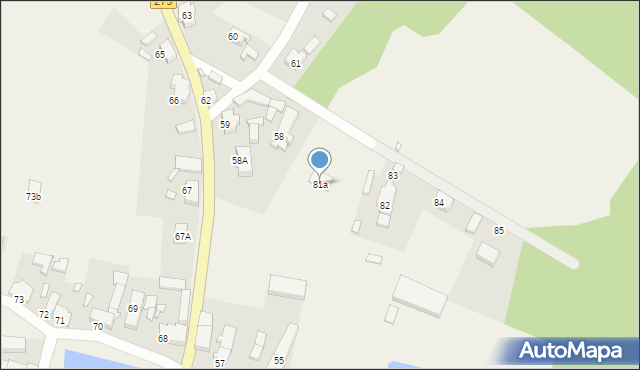 Drzonów, Drzonów, 81a, mapa Drzonów