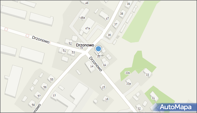 Drzonowo, Drzonowo, 35, mapa Drzonowo