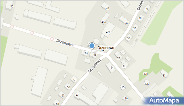 Drzonowo, Drzonowo, 53/2, mapa Drzonowo