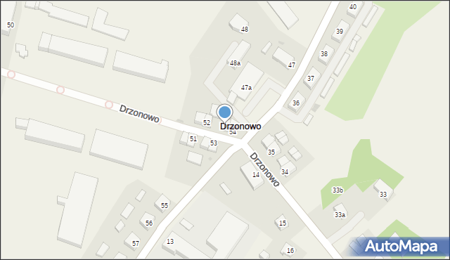 Drzonowo, Drzonowo, 54a, mapa Drzonowo
