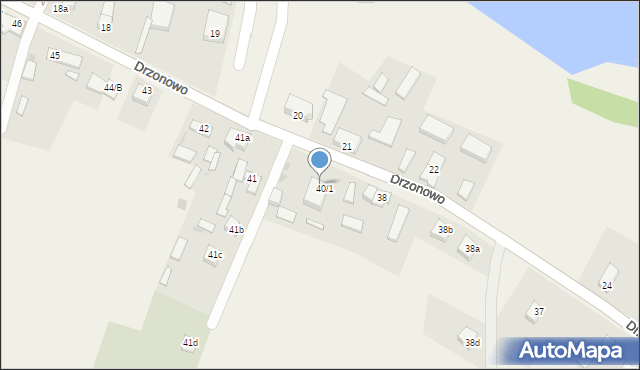 Drzonowo, Drzonowo, 40/2, mapa Drzonowo