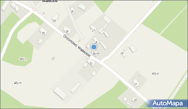 Drzonowo Wałeckie, Drzonowo Wałeckie, 23, mapa Drzonowo Wałeckie