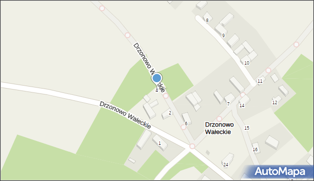 Drzonowo Wałeckie, Drzonowo Wałeckie, 4, mapa Drzonowo Wałeckie