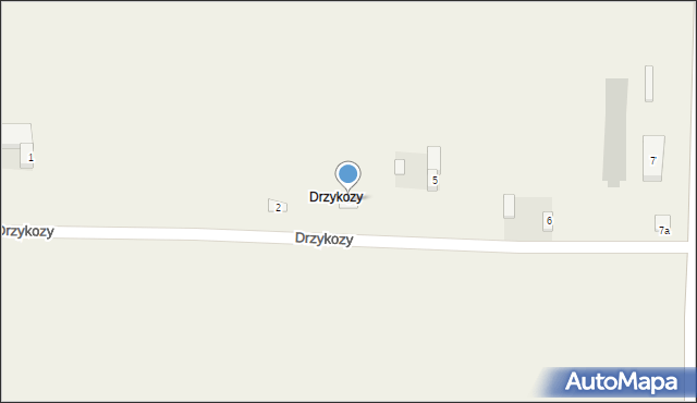 Drzykozy, Drzykozy, 3, mapa Drzykozy