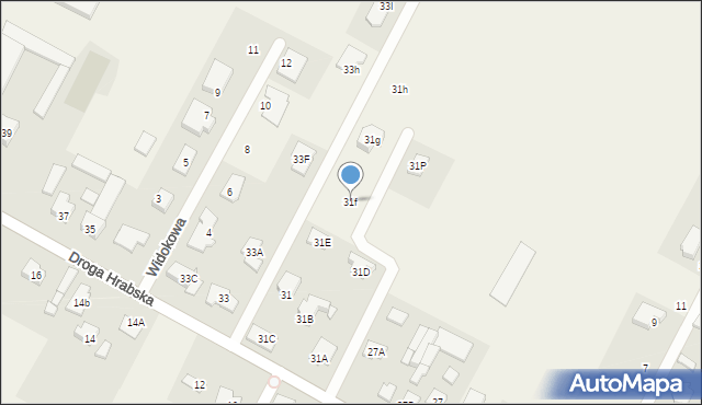 Falenty Nowe, Droga Hrabska, 31f, mapa Falenty Nowe