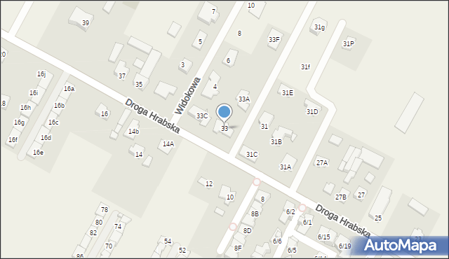 Falenty Nowe, Droga Hrabska, 33, mapa Falenty Nowe
