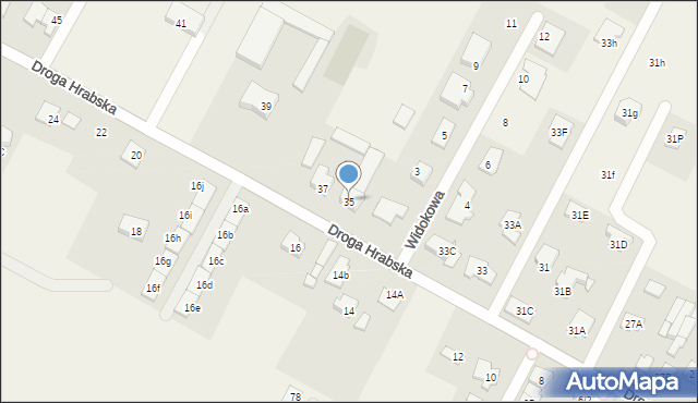 Falenty Nowe, Droga Hrabska, 35, mapa Falenty Nowe