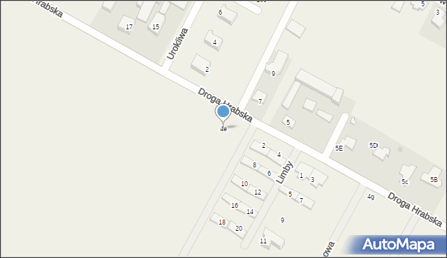 Falenty Nowe, Droga Hrabska, 4e, mapa Falenty Nowe