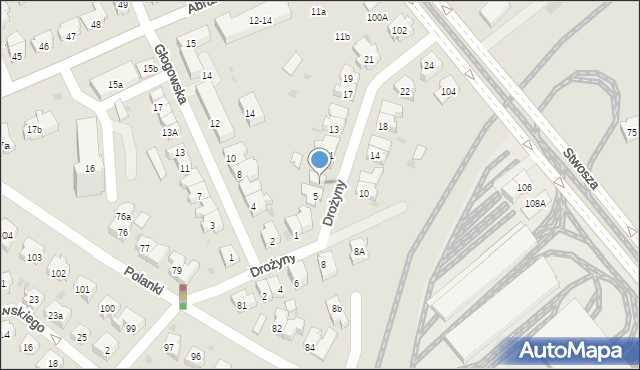 Gdańsk, Drożyny, 7, mapa Gdańska