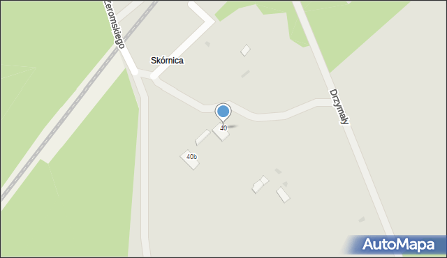 Goleniów, Drzymały Michała, 40, mapa Goleniów