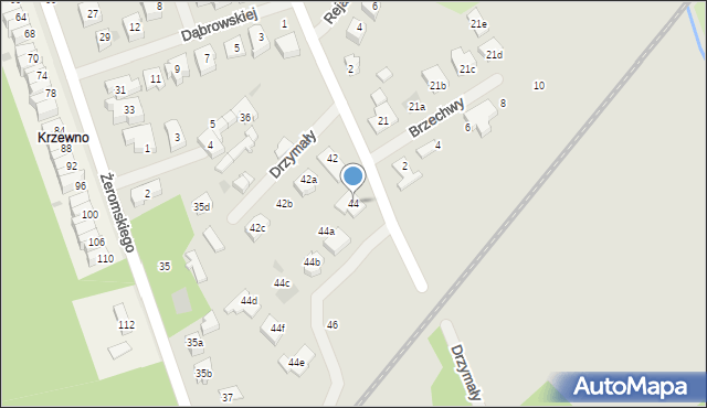Goleniów, Drzymały Michała, 44, mapa Goleniów