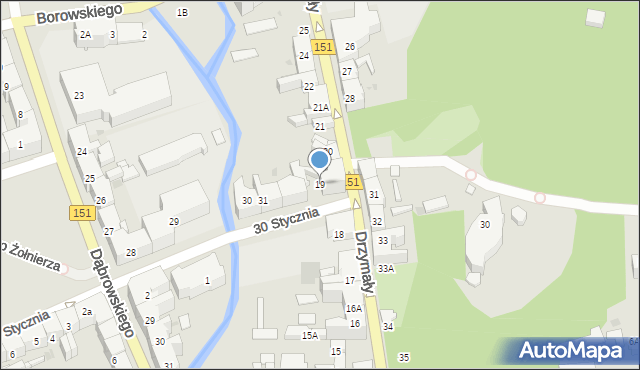 Gorzów Wielkopolski, Drzymały Michała, 19, mapa Gorzów Wielkopolski