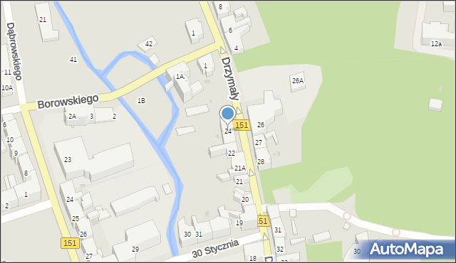 Gorzów Wielkopolski, Drzymały Michała, 24, mapa Gorzów Wielkopolski