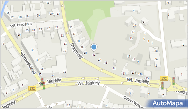 Gorzów Wielkopolski, Drzymały Michała, 41, mapa Gorzów Wielkopolski