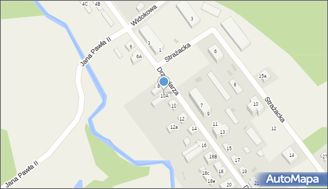 Gościcino, Drzewiarza, 10A, mapa Gościcino