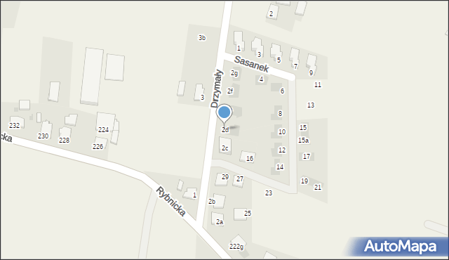 Gostyń, Drzymały Wojciecha, 2d, mapa Gostyń