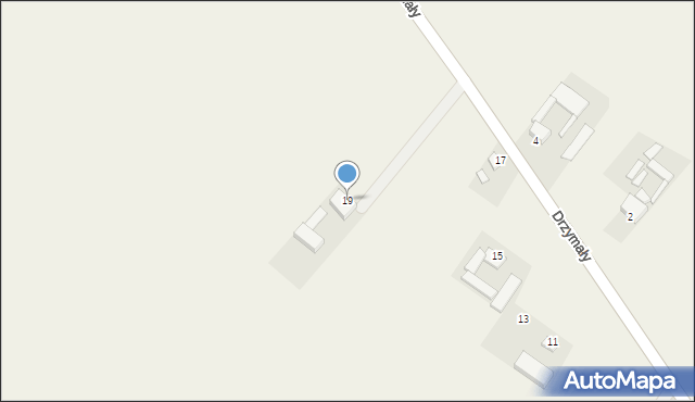Gradowice, Drzymały Michała, 19, mapa Gradowice