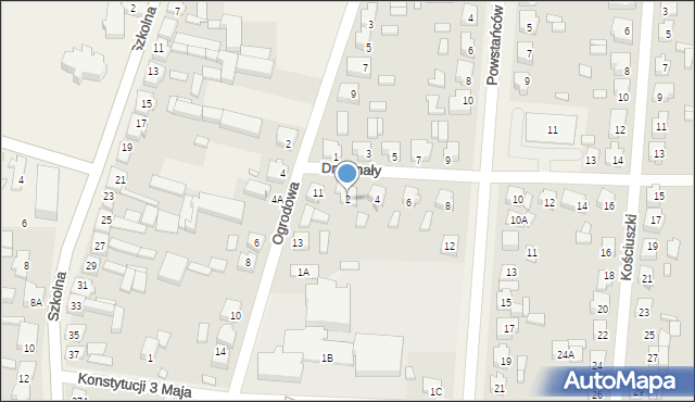 Granowo, Drzymały Michała, 2, mapa Granowo