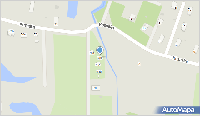 Grudziądz, Droga Kujawska, 78b, mapa Grudziądza