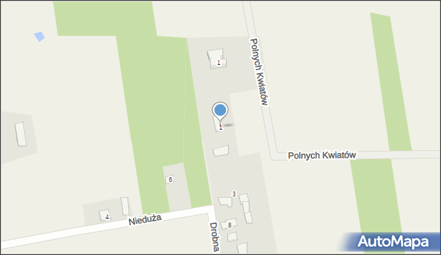 Grzmiąca, Drobna, 1, mapa Grzmiąca