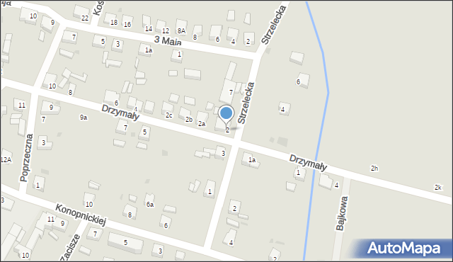 Iłowa, Drzymały, 2, mapa Iłowa