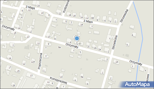 Iłowa, Drzymały, 4, mapa Iłowa