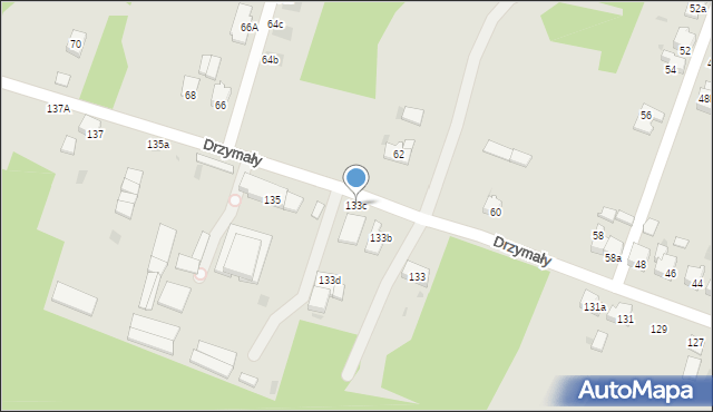 Imielin, Drzymały Michała, 133c, mapa Imielin