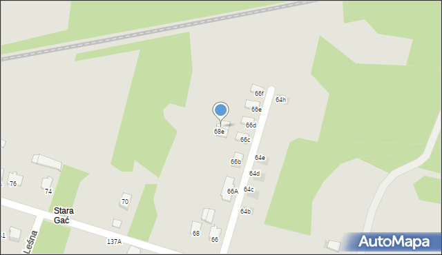 Imielin, Drzymały Michała, 68f, mapa Imielin