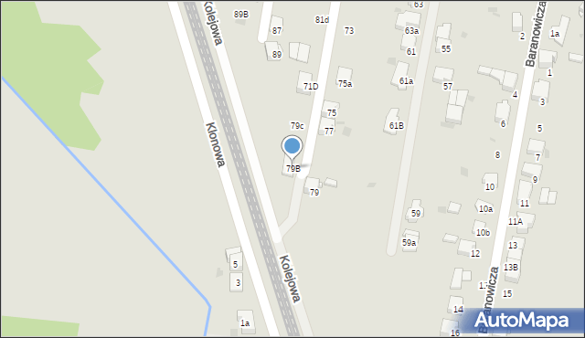 Imielin, Drzymały Michała, 79B, mapa Imielin