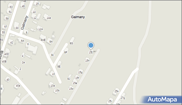 Jaworzno, Drabika Wincentego, 15j, mapa Jaworzno