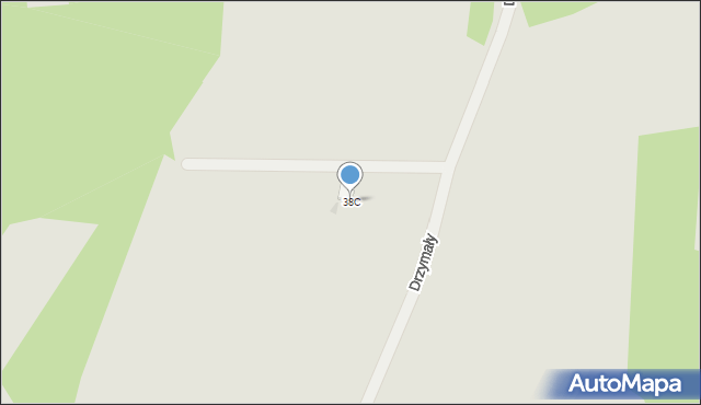 Jaworzno, Drzymały, 38C, mapa Jaworzno