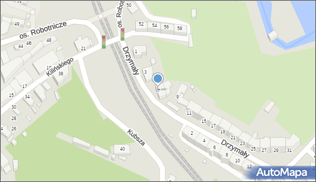 Jelenia Góra, Drzymały Michała, 7, mapa Jelenia Góra