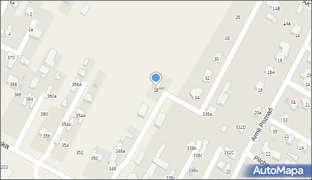 Kiełpin, Drogi Mlecznej, 18, mapa Kiełpin