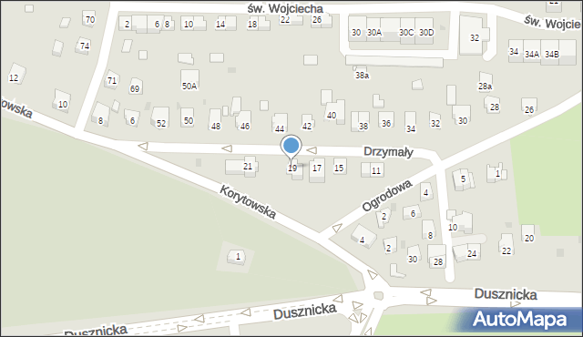 Kłodzko, Drzymały Michała, 19, mapa Kłodzka