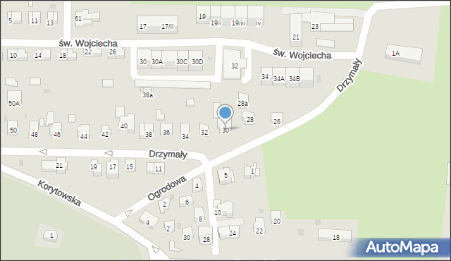 Kłodzko, Drzymały Michała, 30, mapa Kłodzka