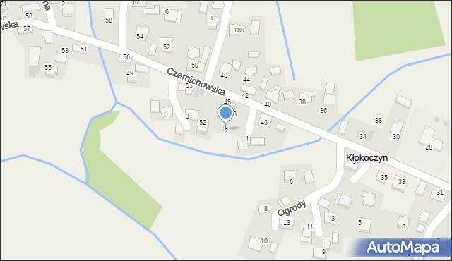Kłokoczyn, Drobna, 2, mapa Kłokoczyn