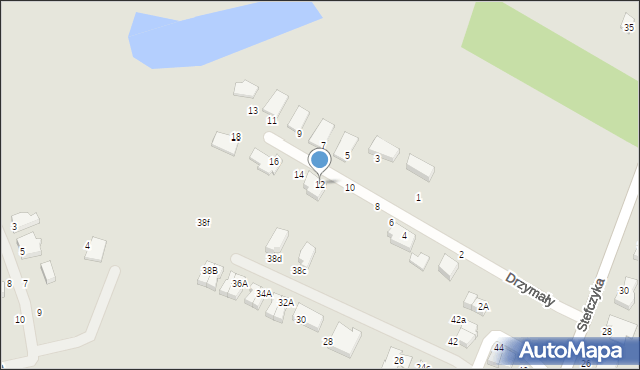 Kobylnica, Drzymały Michała, 12, mapa Kobylnica