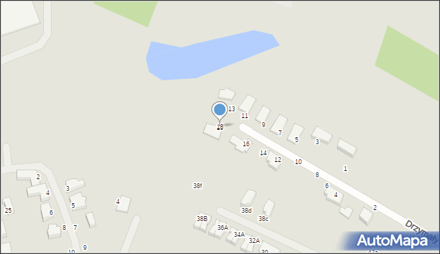 Kobylnica, Drzymały Michała, 18, mapa Kobylnica