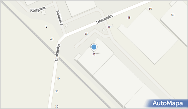 Koninko, Drukarska, 42, mapa Koninko