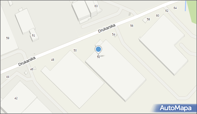 Koninko, Drukarska, 52, mapa Koninko