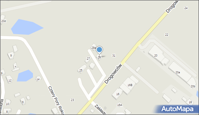 Kościerzyna, Drogowców, 29, mapa Kościerzyna