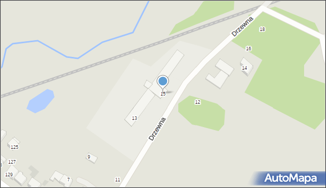 Koszalin, Drzewna, 15, mapa Koszalina