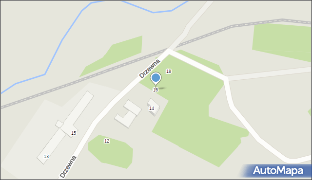 Koszalin, Drzewna, 16, mapa Koszalina