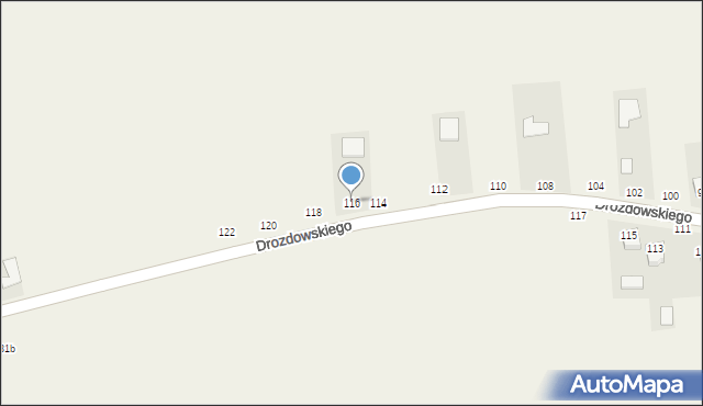 Leopoldów, Drozdowskiego, ks., 116, mapa Leopoldów