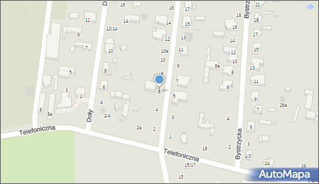 Łódź, Drwęcka, 6, mapa Łodzi