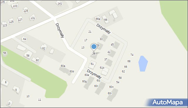 Lubajny, Drzymały Michała, 25, mapa Lubajny